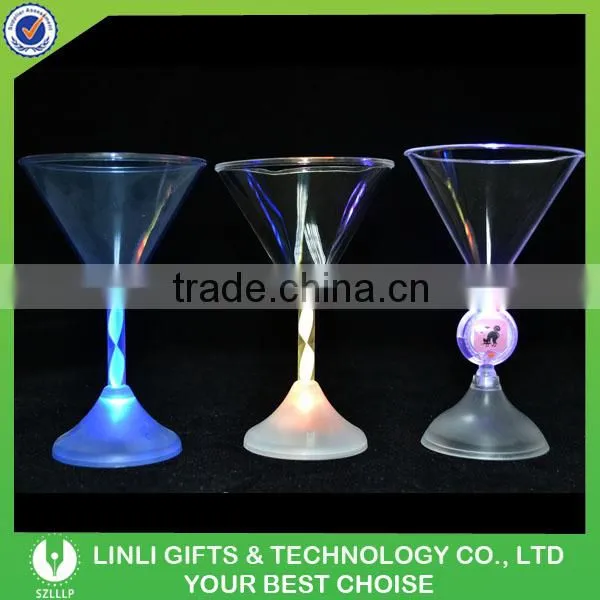 Logo Print Color Changing Led Plastic Cocktail Cup photo-4