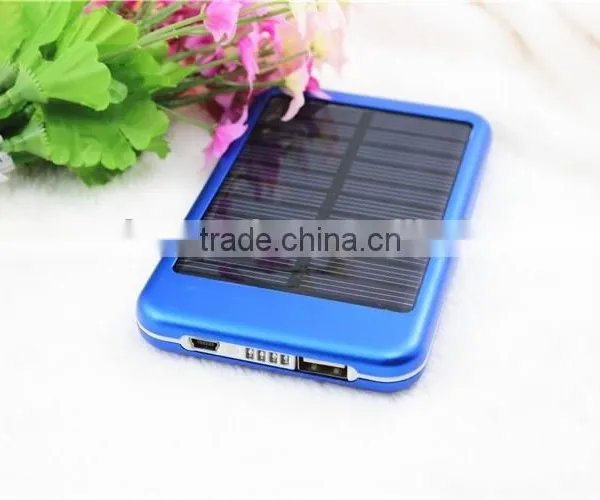 Aluminium Material Solar Charger With 4 LED Indicator, Colorful Mobile Solar Charger, Company Promotion Gift Solar Power Bank photo-3