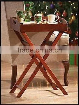 Serving table with Removable Tray