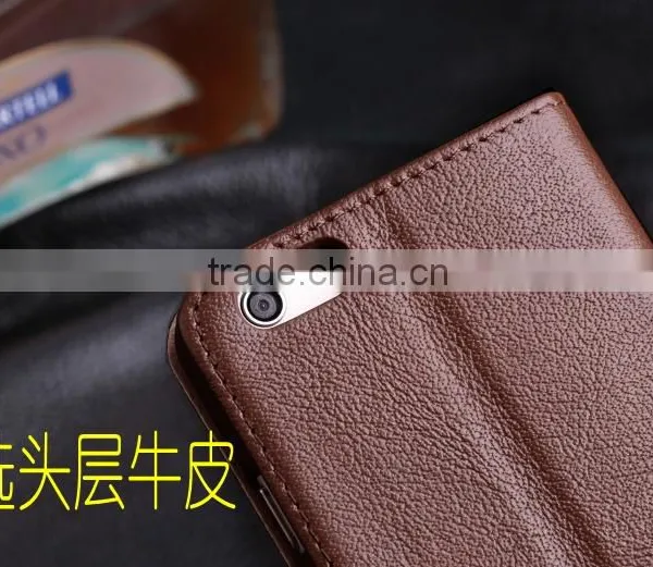 2015 Wholesale Phone Case For Business Men Plain Leather Case For IPhone 6 photo-2
