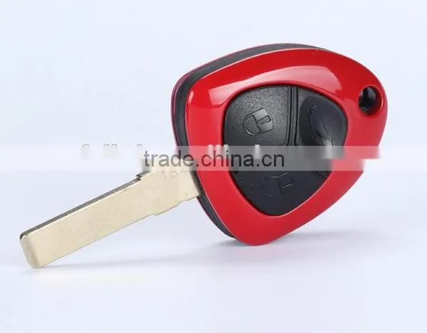 Ferrari F430 Key For Uncut Blade Replacement Remote Key Shell Case Fob 3 Butotn photo-3