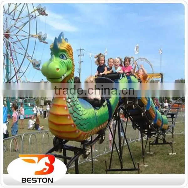Playground Family Rides Roller Coaster Electric Mini Sliding Dragon for Sale photo-3