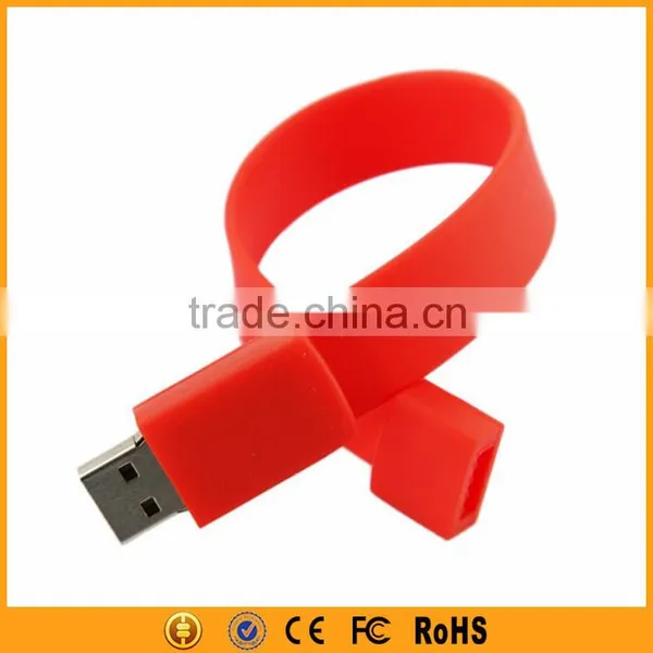 Trending Hot Products Pvc Bracelet Stick Usb 1-64gb photo-2