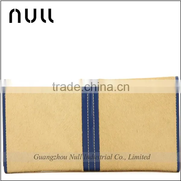 2016 Trend Exquisite Horse Hair Custom Made Chain Ladies Wallet Ladies Pars Hand Set Bag Genuine Wallet photo-3