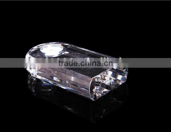 Hot Glass Dome Shape Clock Crystal Desktop Clock for Gift Set photo-3