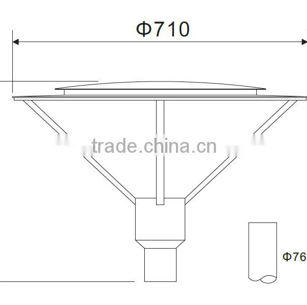 2016 60W CE RoHS IP65 High Lumens Urban Led Outdoor Landscape Lighting photo-2
