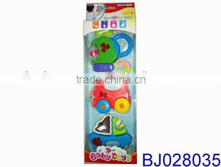 Happy Baby Toy Musical Plastic Cartoon Toy Flashing Vintage Train Toy photo-6