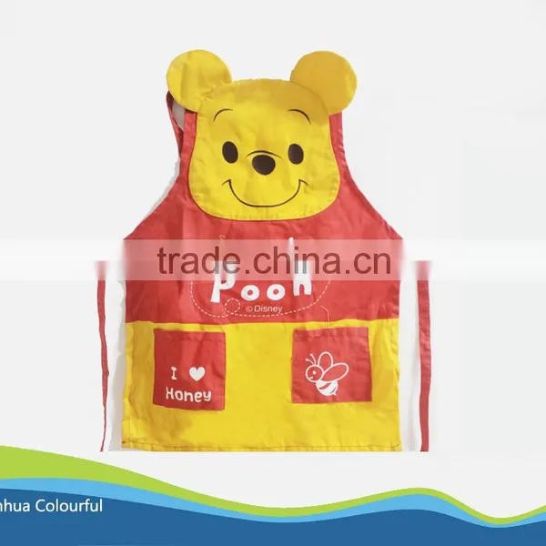 Nice Cartoon Shape Apron Kids Apron 100% Polyester Apron for Children Apron