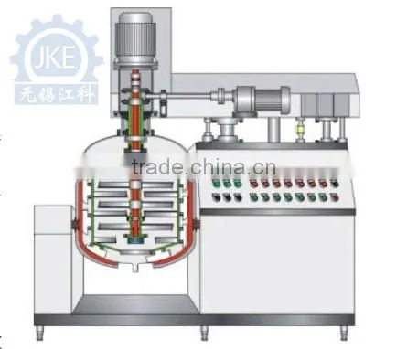 Pharmaceutical Ointment Emulsifier Vacuum Emulsifying Mixer photo-3