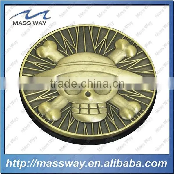 Souvenir Die Casting Zinc Alloy Custom 3D Old Color Pewter Alloy Coin photo-4