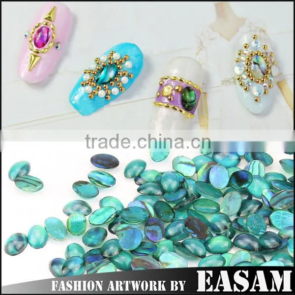 Natural Shell Stone Nail Decoration, Natural Stone Jewelry for Nail Decoration