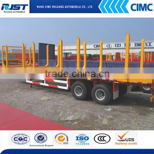 Wood Logging Trailer In Truck Semi Trailer/Wood Transportation Semi Trailer photo-4
