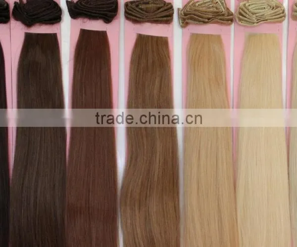 Show 2016 New Arrival Top Quality Virgin Curly Raw Peruvian Clip in Hair Extensions photo-2
