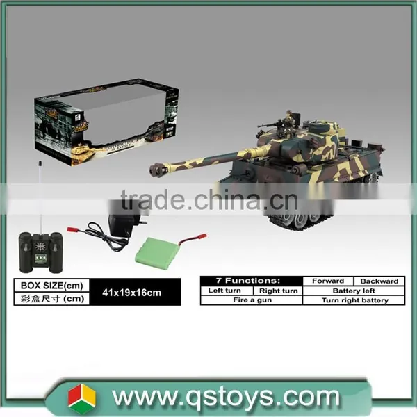 Shantou Chenghai Toy 7 Functions Radio Control Toy Tank With Music and Charger