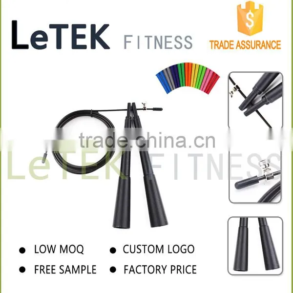 Long Grip Jump Rope-- Best Professional Boxing Skipping Cable Jump Ropes.- Boost Double Under Performance Ideal for Crossfit photo-4