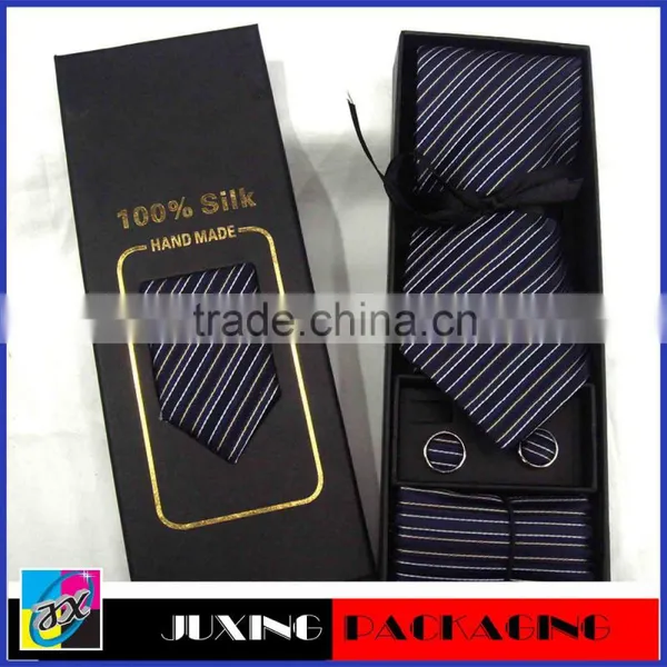 Black Paper Tie Holder Box photo-2