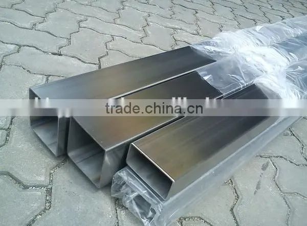 ASTM A554 201H Stainless Hollow Section Rectangular Pipe photo-2