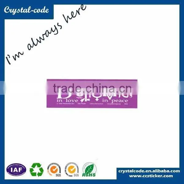 High Quality Printing Car Bumper Sticker photo-4