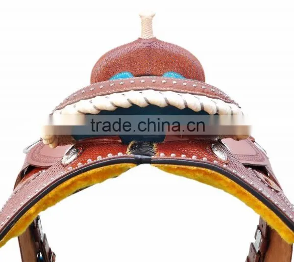 New Horse Western Pleasure Saddle Premium Quality WS123 photo-3