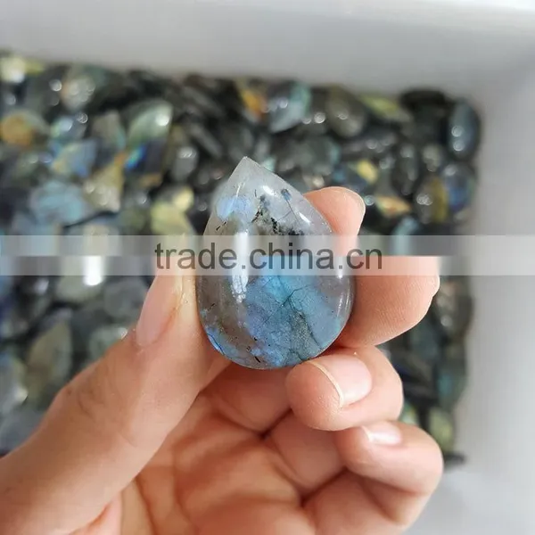 Natural Lbaradorite Stone Pendants Labradorite Cabochon for Wholesale photo-5