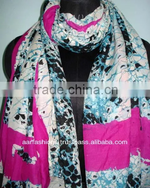 COTTON PRINTED SCARF 2014