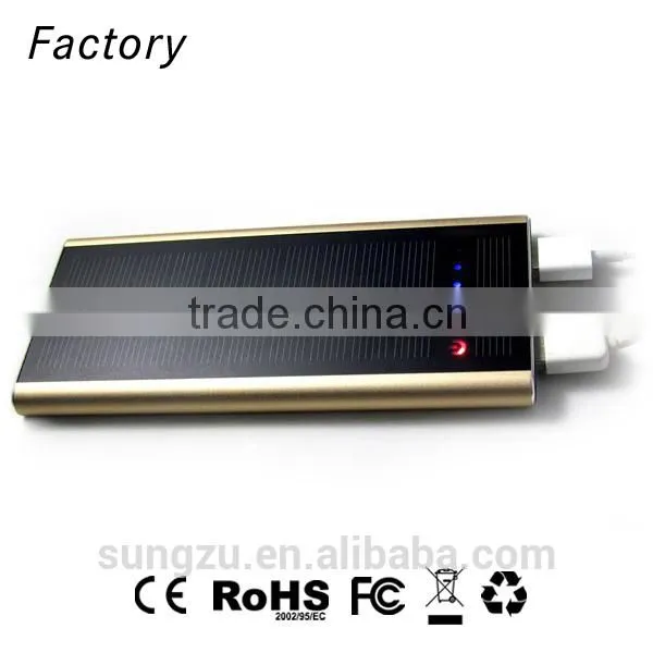 8000mah Factory OEM ODM Solar Charging Hiking Mobile Power Back for Android Smartphone photo-4
