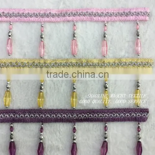 2015 New Design 100% Polester Curtain Lace, Accessories