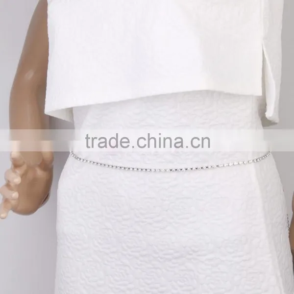 Ladies Women New Design Sexy Rhinestone Waist Chain Belt Fashion Belly Chain photo-4
