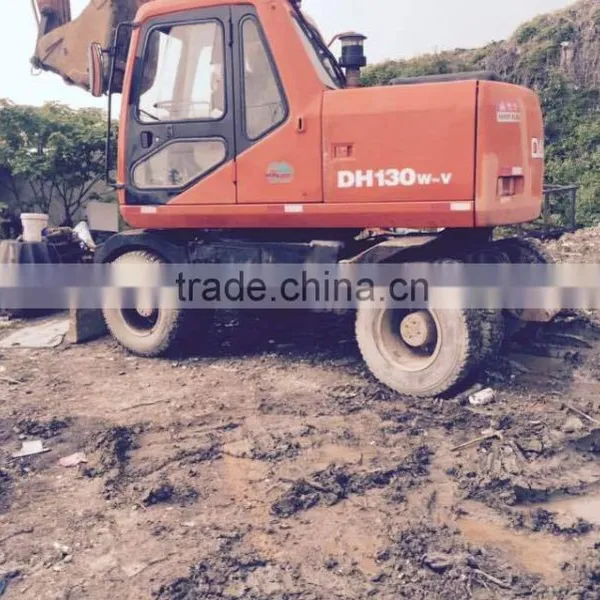 Best Condition DH130W-V Used Daewoo Excavator, Also DH150,DH140,DH220,DH225,DH300 Avaliable photo-4