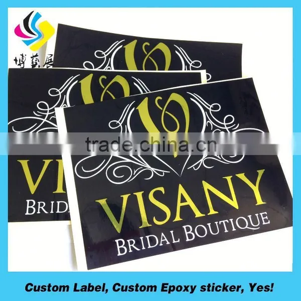 Hot Stamping Golden Foil Sticker- Hot Stamping Golden Foil Packaging Seal for Box photo-2