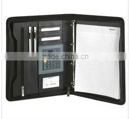 Embossed Business Leather Portfolio/folder With Handle /notepad/penholder photo-6