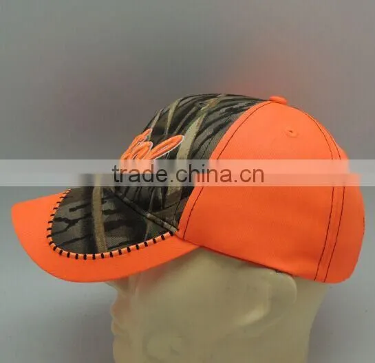 2016 6 Panels Structured Custom Brand 3d Embroidery Camo Caps photo-2