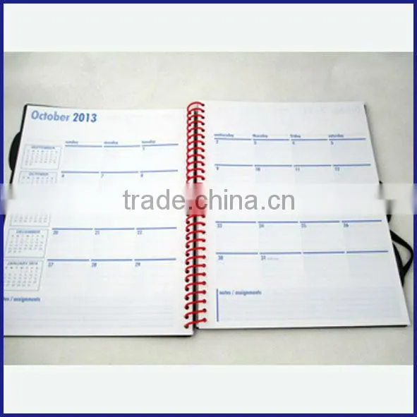 A5 Single Spiral Academic Planner Index Notebook photo-4