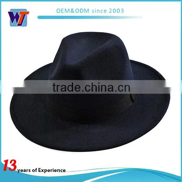 Coluorful Blank Wool Material Felt Hat and Fedora Hat photo-5