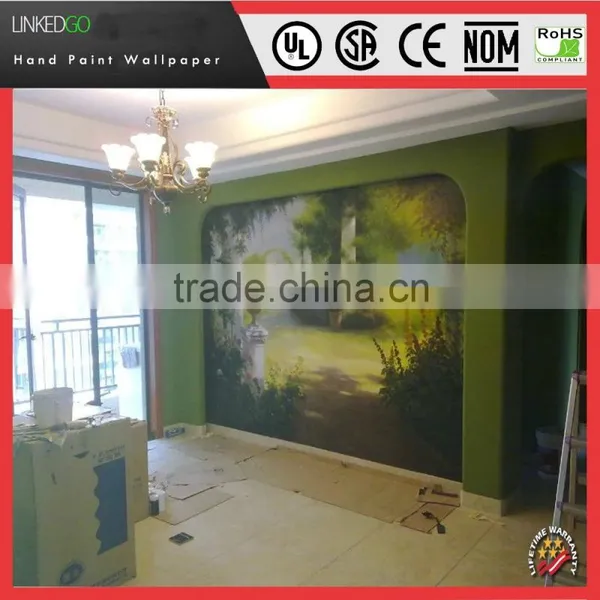 Customize Hotel/home DIY Chinese Traditional Silk Wallpaper With Small Size photo-2