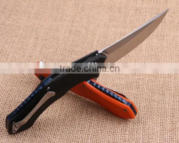 OEM 440 Stainless Steel Blade Material Survival Knife With G10 Handle photo-3