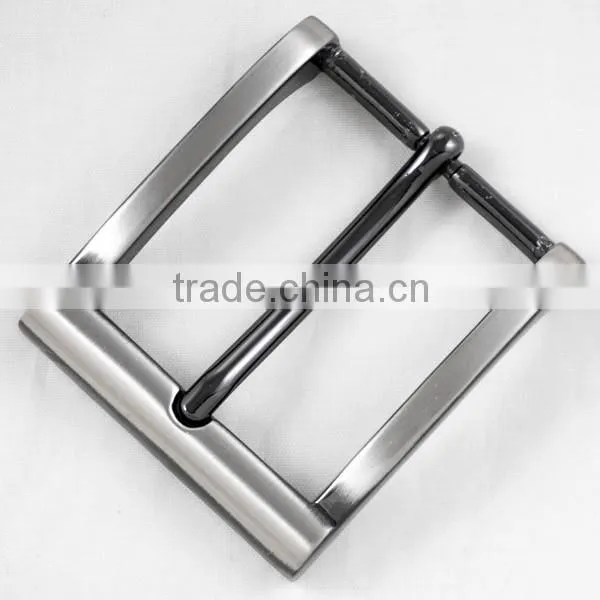 Brass Copper Design Nickel 35mm Plate British Steel Belt Buckle photo-5