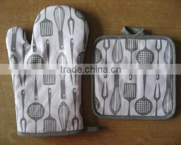 Kitchen Textile Pigment Printing Pot Holder Set Wholesale China Supplier photo-2