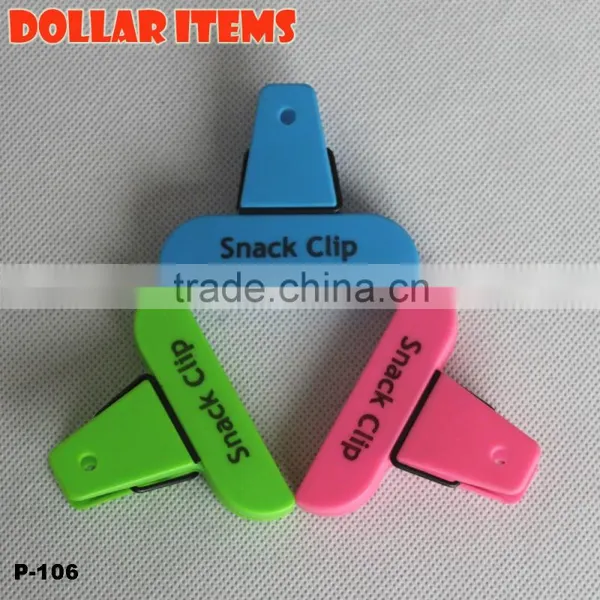 Set Of Three Snack Bag Sealing Clips With Printing photo-6