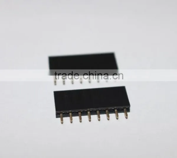 2.54mm Single Row Straight Female Header 8 Pin photo-5