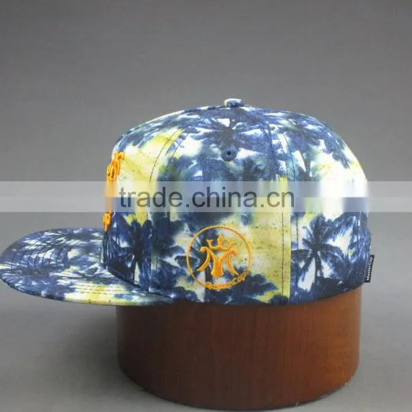 3D Embroidery Colorful 5-panel Snapback photo-3