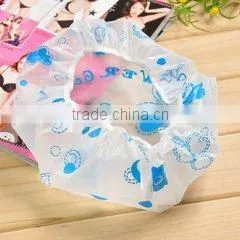 PE Rain Bonnet/plastic Disposbale Rain Bonnet/plastic Fashion Rain Bonnets photo-3