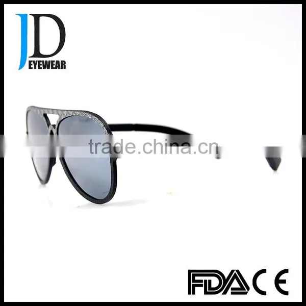 Most Popular Vintage Custom Flat Top Carbon Fiber Sunglasses photo-2