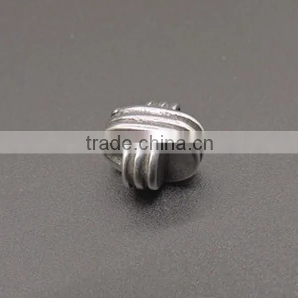 Best Quality Latest DIY Stainless Steel Metal Bead Craft With Silver Vintage Charm for Jewelry Making photo-3