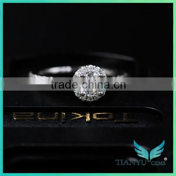 Moissanite Pave-eternity Band Unique Moissanite Wedding Sets on Sale Moissanite Fire Rings photo-5