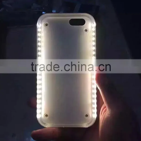 Newest Camera Selfie Function Light Up Mobile Phone Case For IPhone 6/6s Plus, Nightclub LED Light up Phone Case photo-4