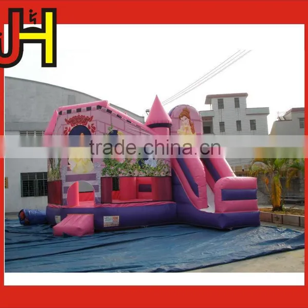 2016 Commercial Princess Inflatable Bouncy Castle With Slide photo-2
