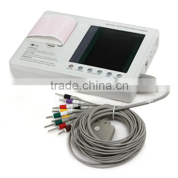 Digital 3-channel Color Electrocardiograph ECG EKG Machine With Low Price photo-5