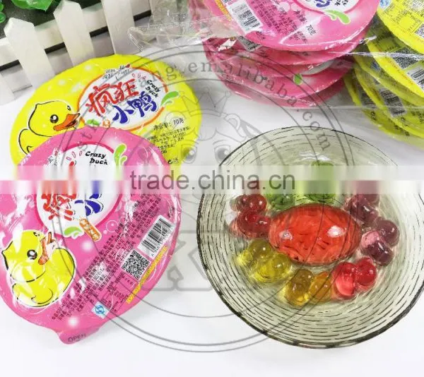 Halal Assorted Fruity Flavor Crazy Duck Shape Jelly Gels Candy photo-5