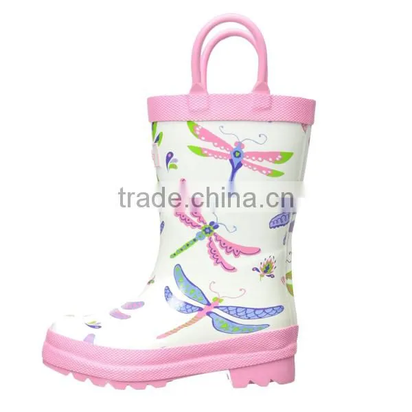 Girls Dragonfly Printed Rain Boot photo-4